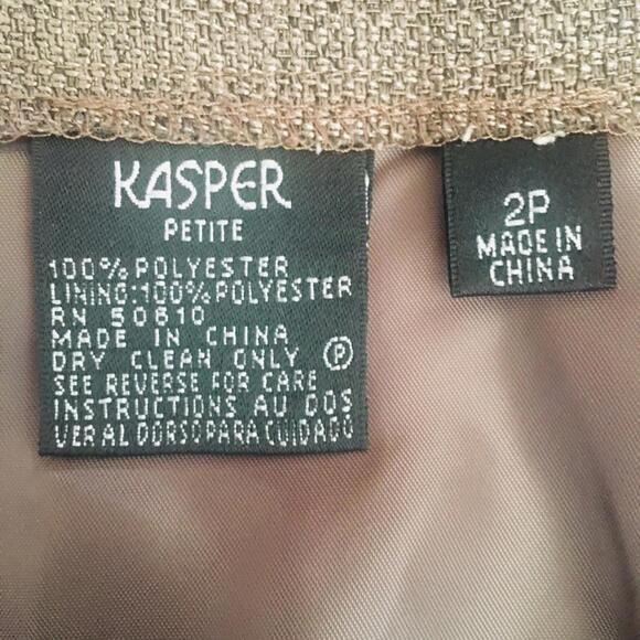 Kasper Skirt Suit Women’s Petite Vintage 80’s - Picture 3 of 5